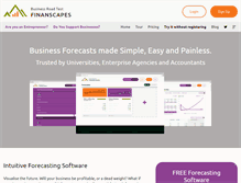 Tablet Screenshot of finanscapes.com